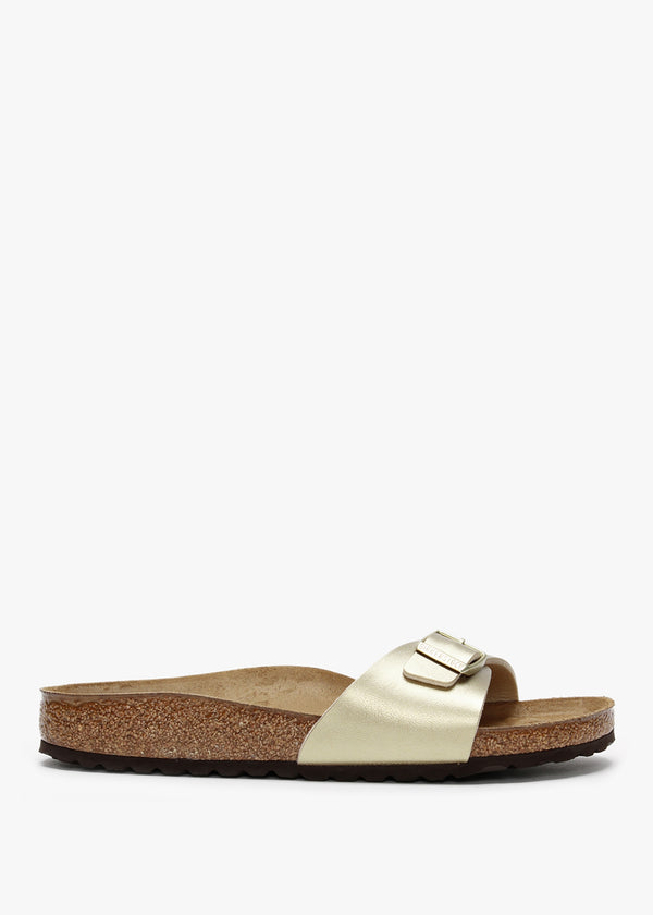 Madrid Gold Birko-Flor Mules
