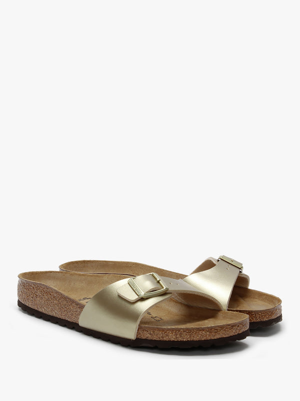 Madrid Gold Birko-Flor Mules