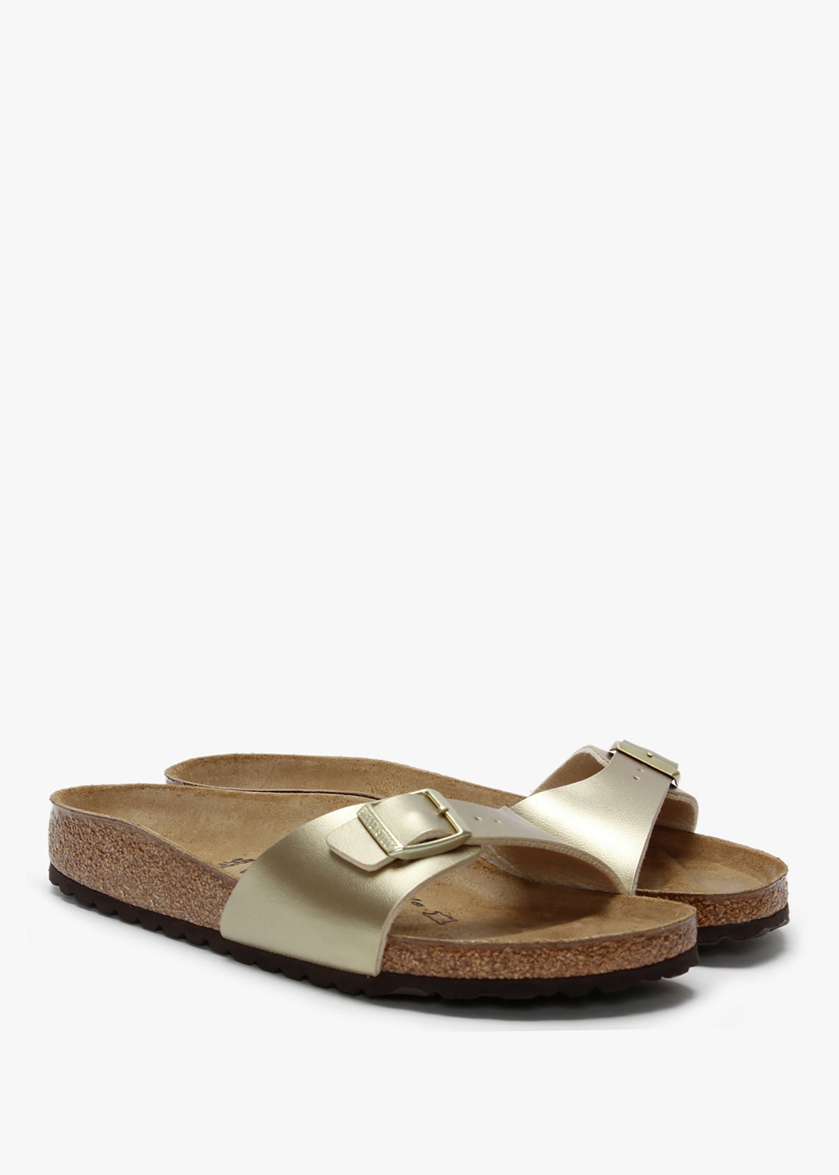Madrid Gold Birko-Flor Mules