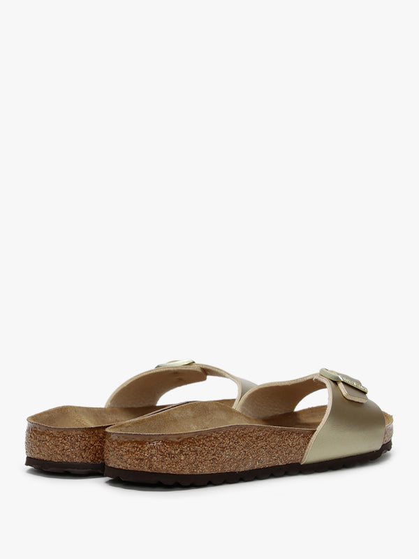 Madrid Gold Birko-Flor Mules