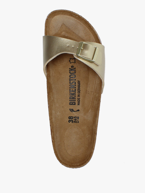 Madrid Gold Birko-Flor Mules