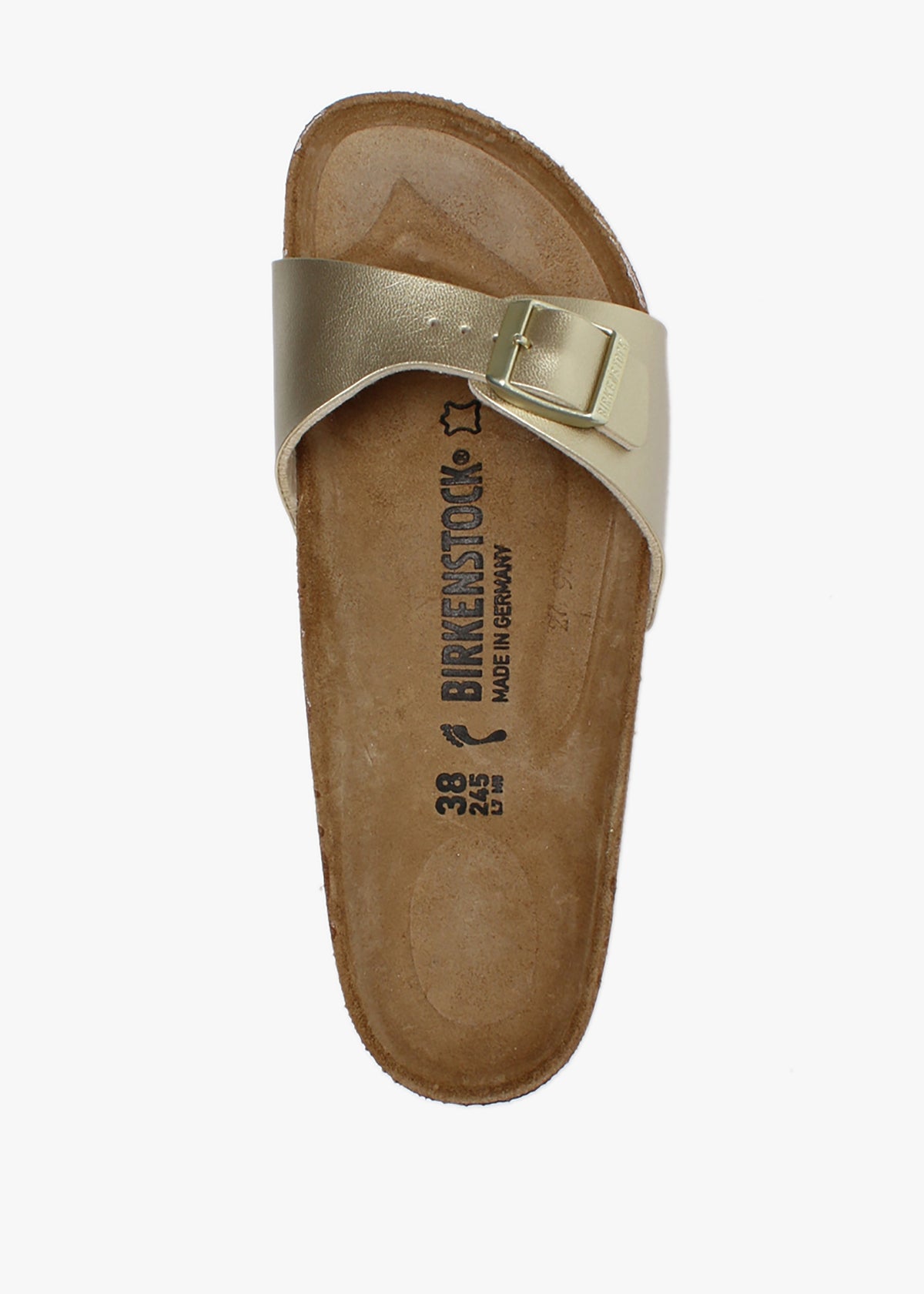 Madrid Gold Birko-Flor Mules