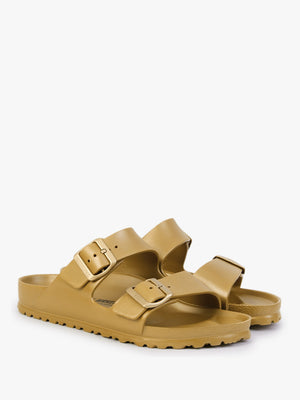 Arizona EVA Glamour Gold Two Bar Mules