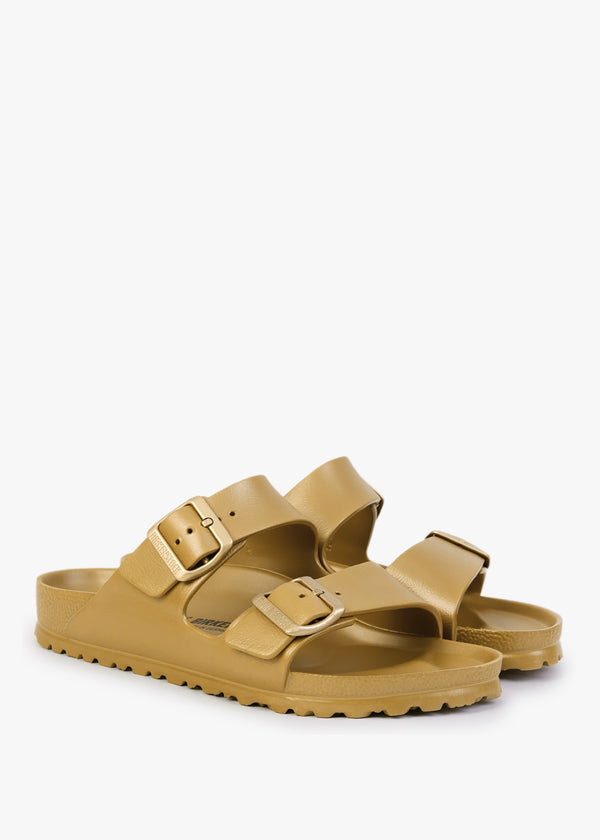 Arizona EVA Glamour Gold Two Bar Mules