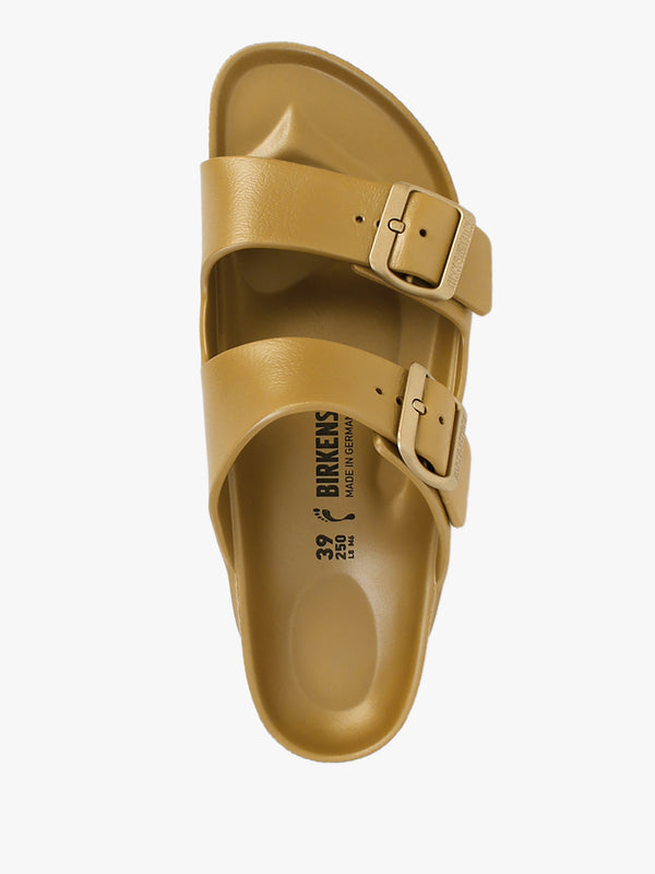 Arizona EVA Glamour Gold Two Bar Mules