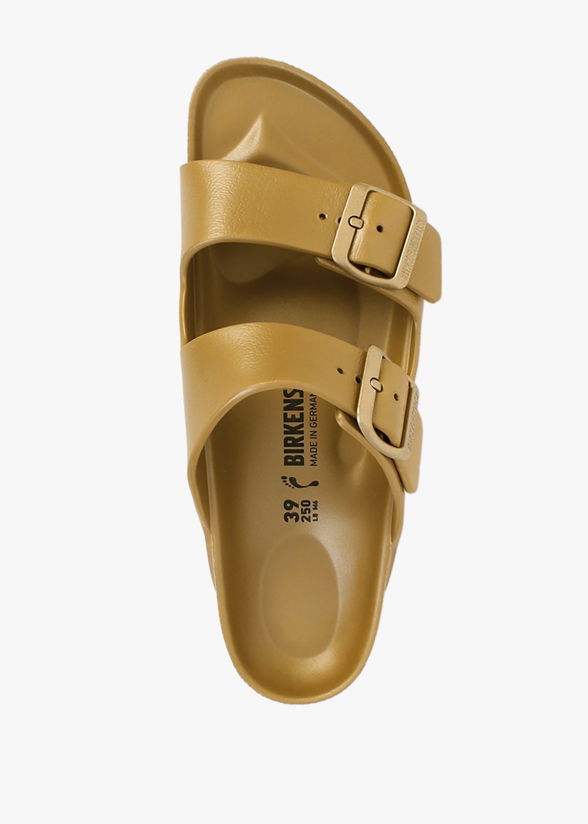 Arizona EVA Glamour Gold Two Bar Mules