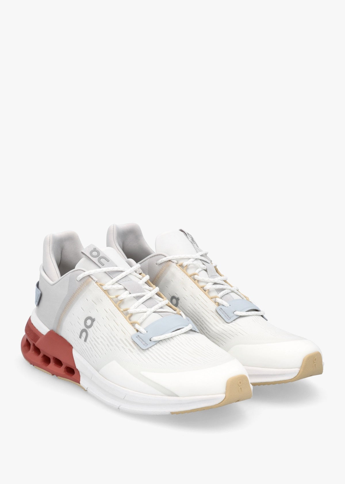 Men’s Cloudnova Flux Undyed White Auburn Trainers