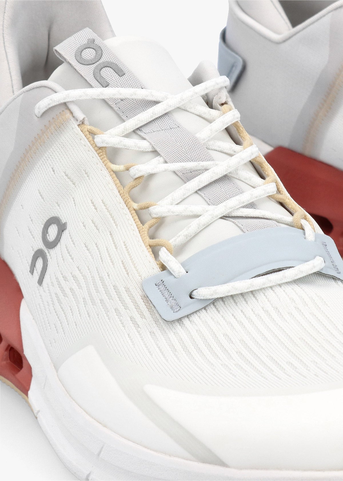 Men’s Cloudnova Flux Undyed White Auburn Trainers