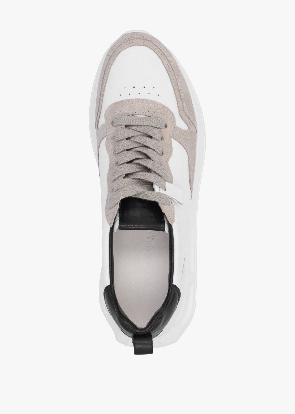 Race White Leather Trainers