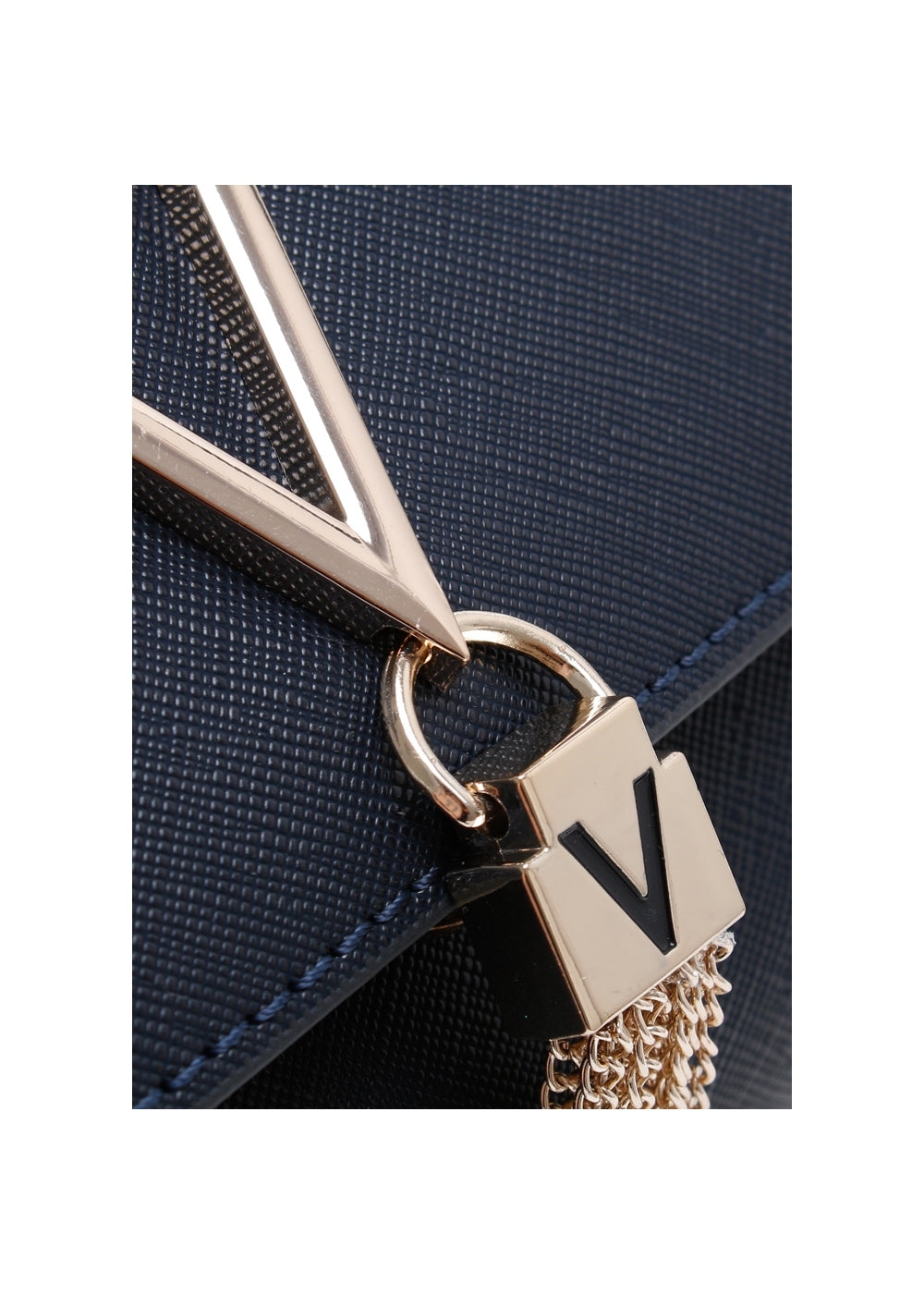 Divina Navy Saffaino Shoulder Bag