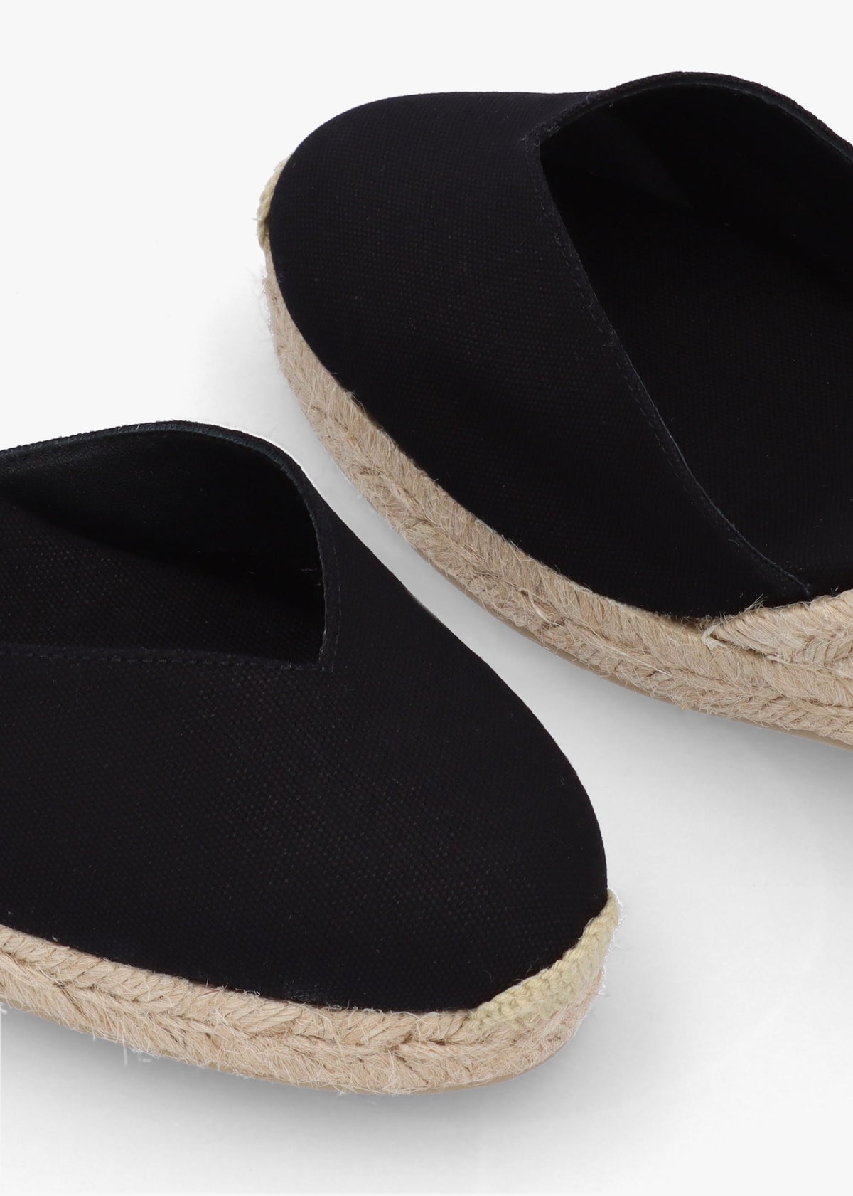Chiarita Black Mid Wedge Espadrilles
