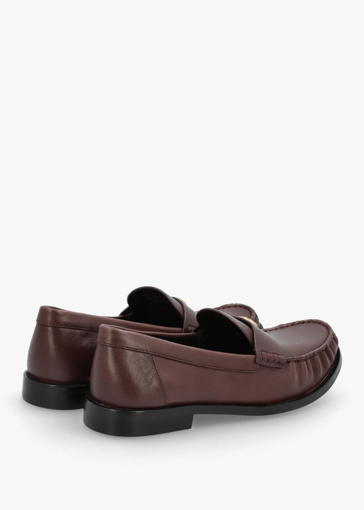 Jolene Maple Leather Loafers