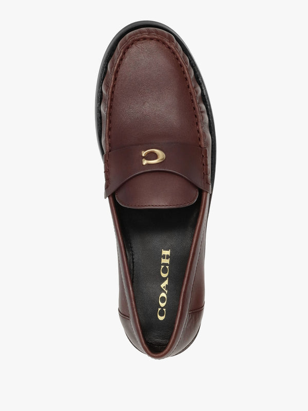 Jolene Maple Leather Loafers