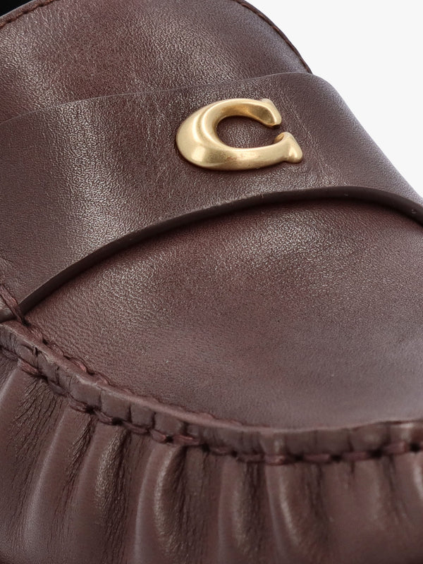 Jolene Maple Leather Loafers