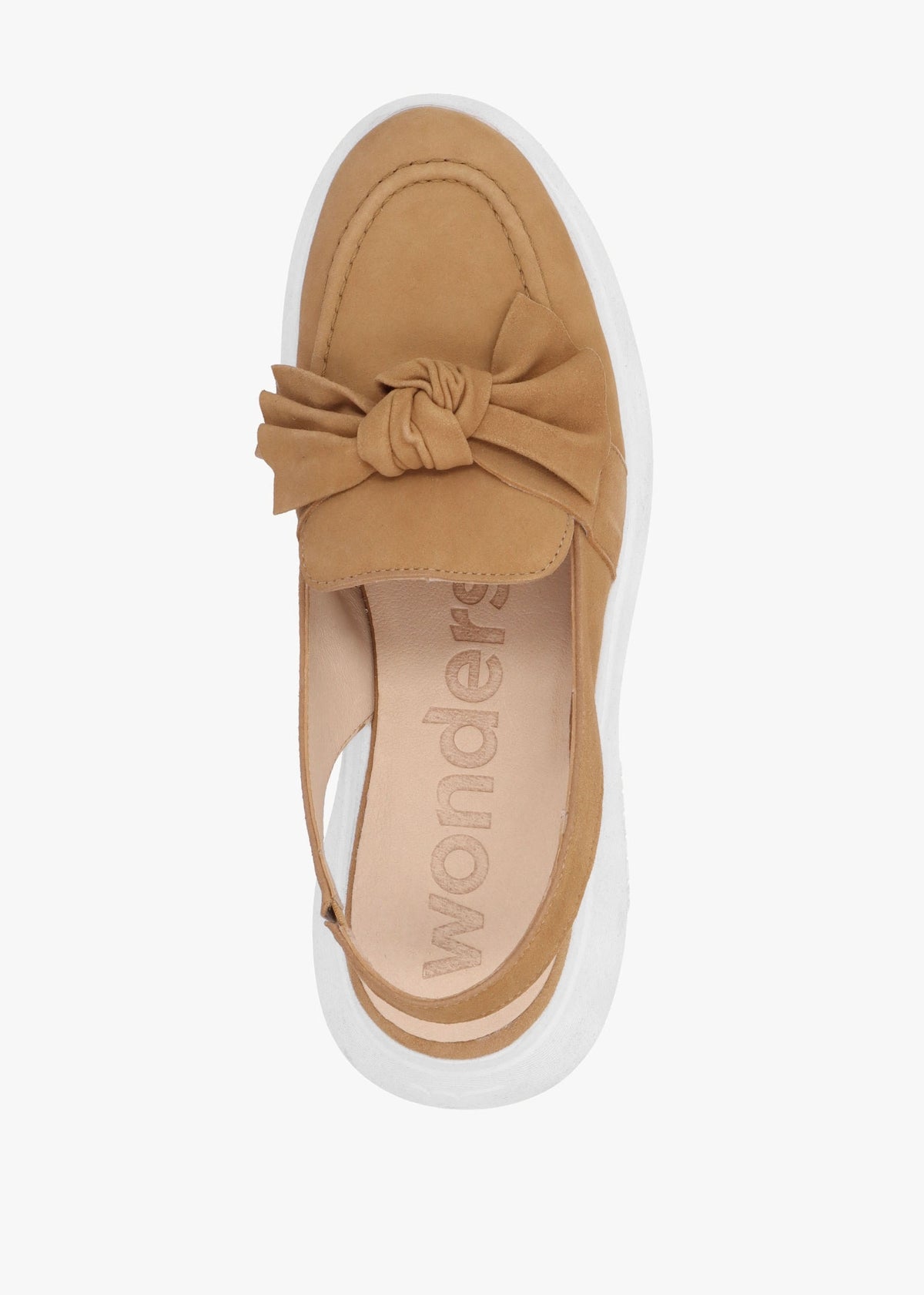 Tokio Tan Suede Sling Back Chunky Sandals