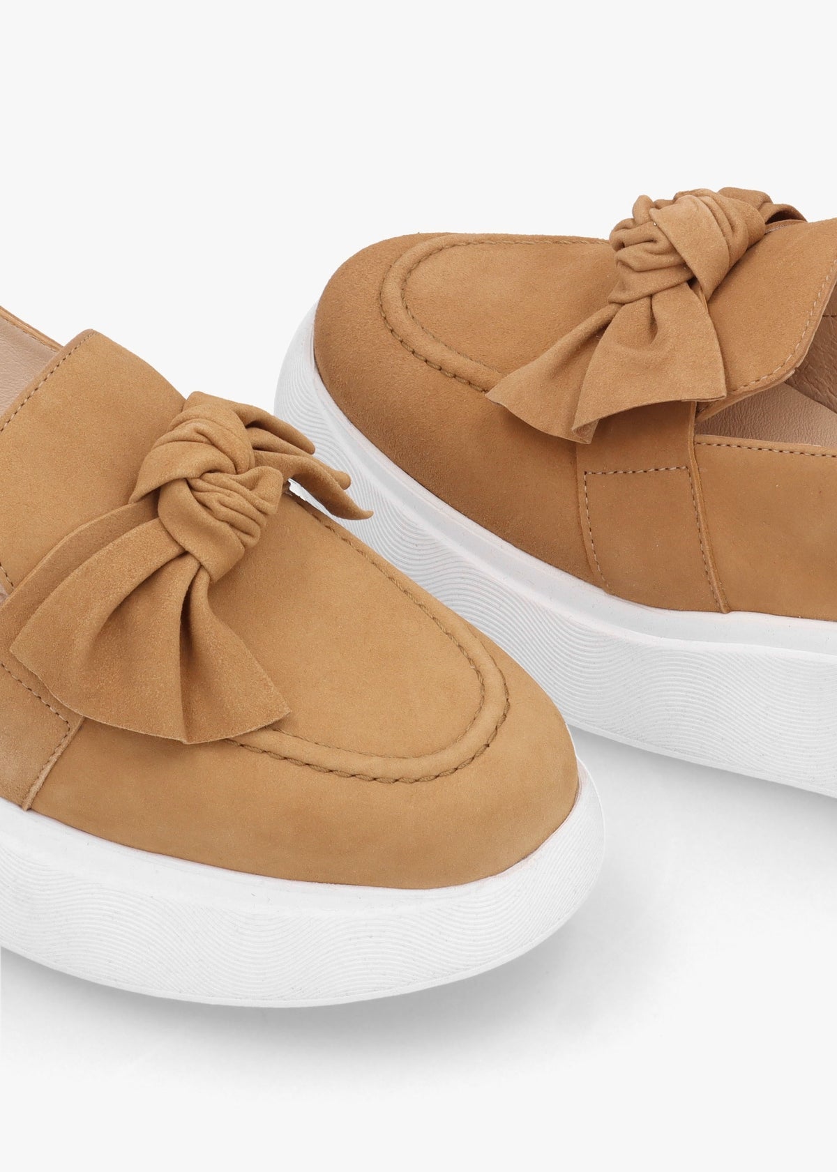 Tokio Tan Suede Sling Back Chunky Sandals