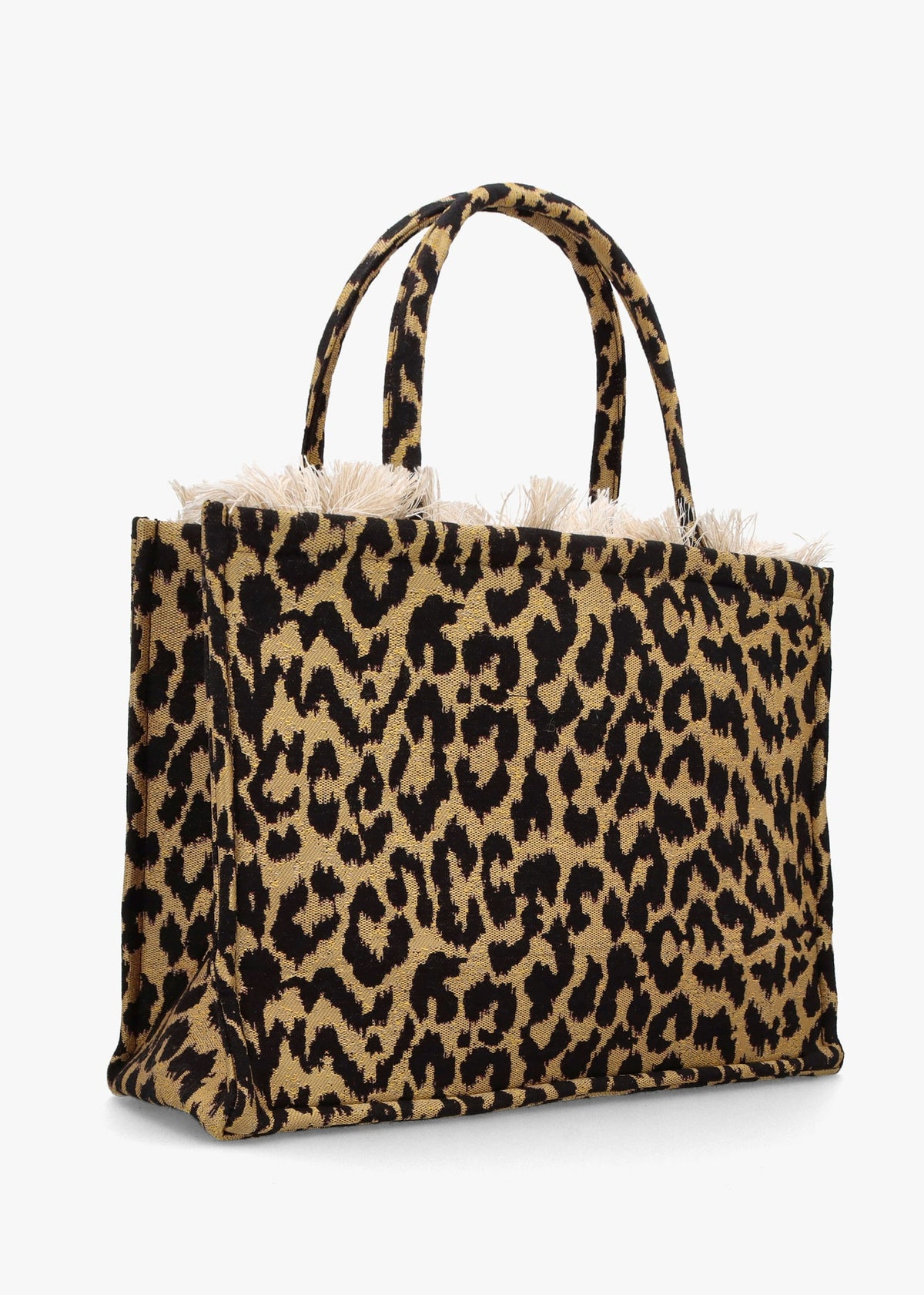 One-Of-A-Kind Wild Leopard Tote Bag