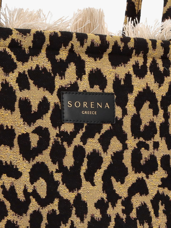 One-Of-A-Kind Wild Leopard Tote Bag
