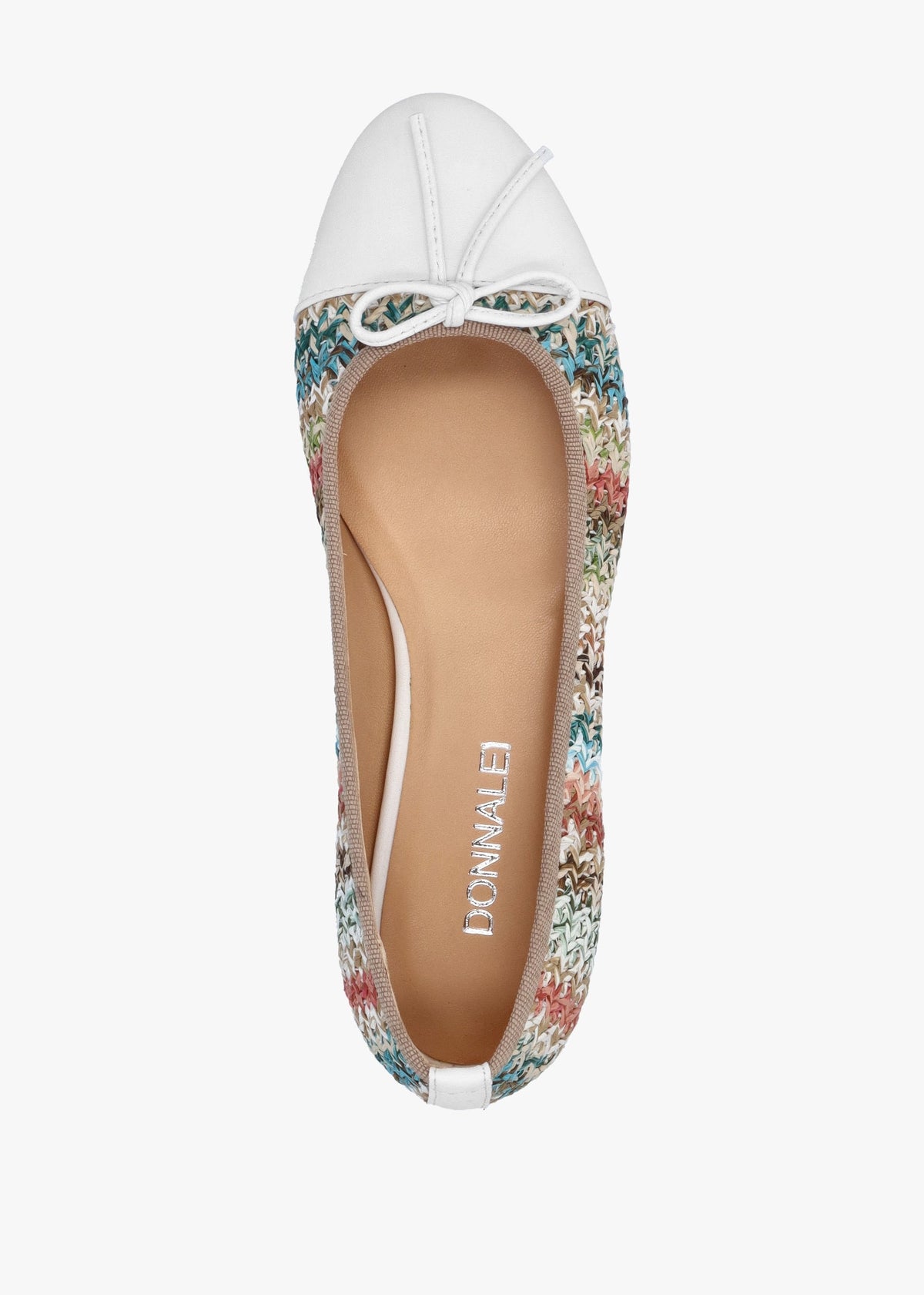 Kerry Multicoloured Woven Ballet Pumps