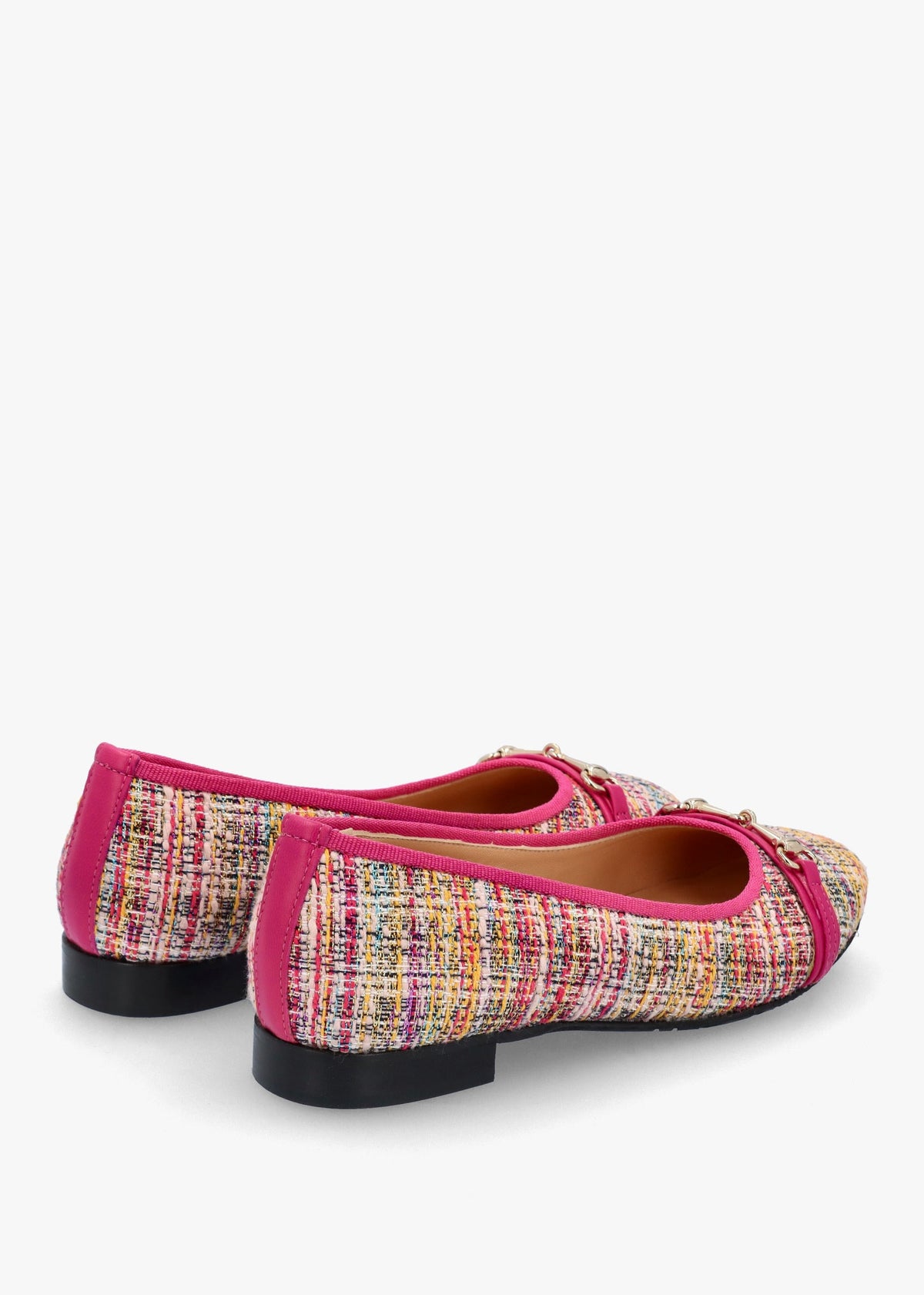 Jayda Multicoloured Woven Ballet Pumps