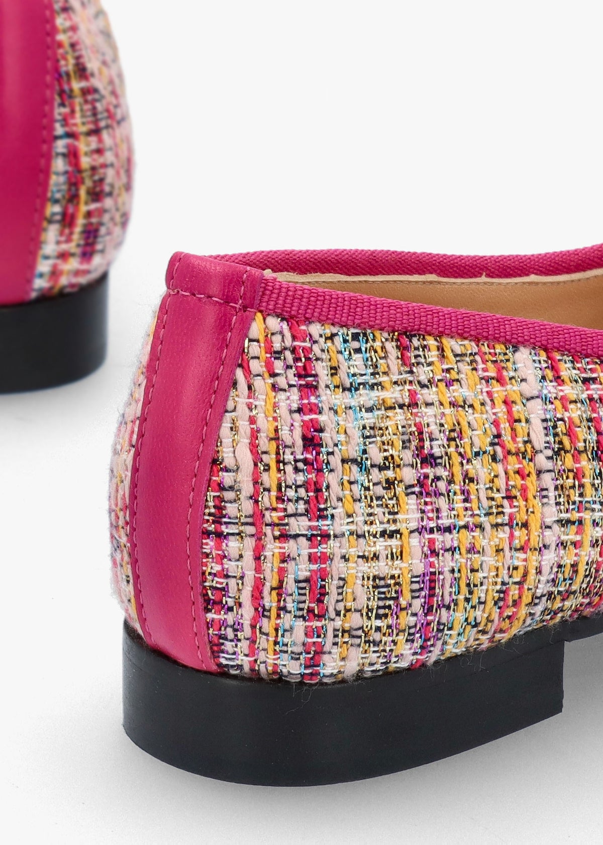 Jayda Multicoloured Woven Ballet Pumps