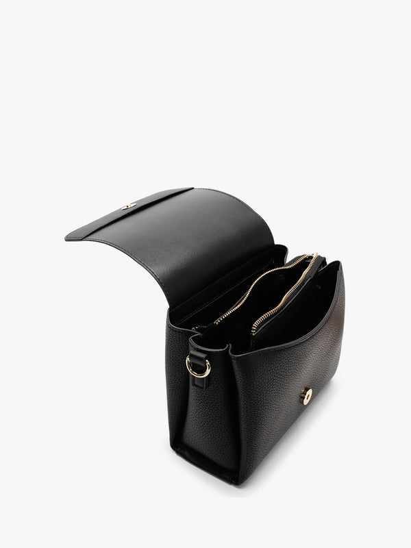 Small Alexia Black Satchel Bag