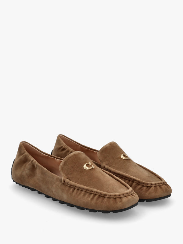 Ronnie Coconut Suede Loafers