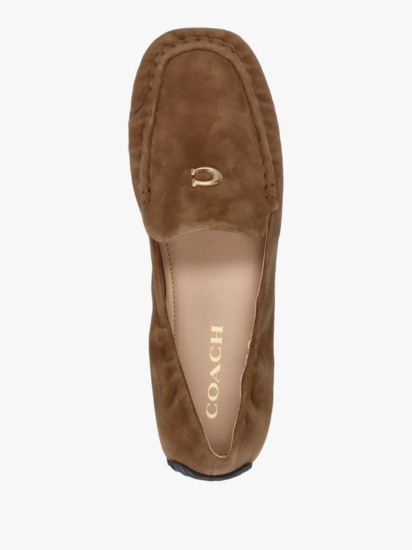 Ronnie Coconut Suede Loafers