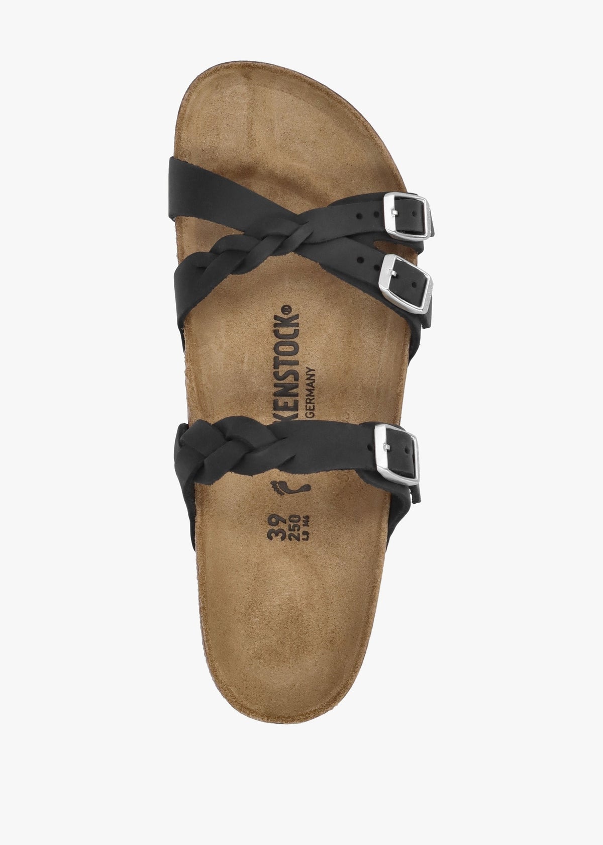 Franca Black Oiled Nubuck Leather Mules