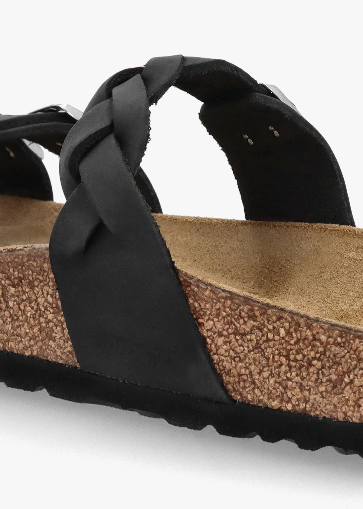 Franca Black Oiled Nubuck Leather Mules