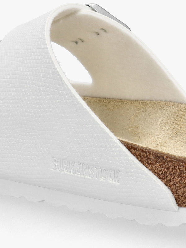 Arizona Birko-Flor Shiny Lizard White Two Bar Mules