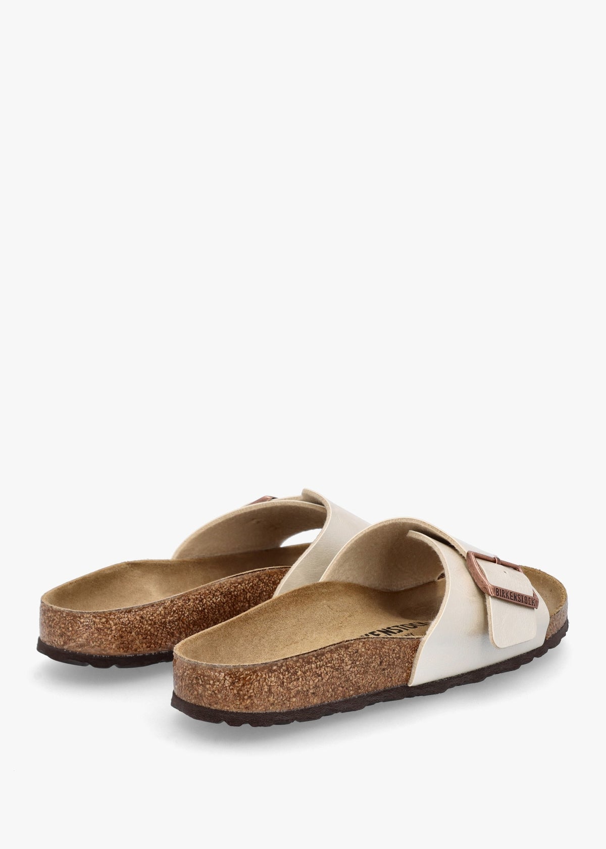 Catalina Birko-Flor Graceful Pearl White Mules