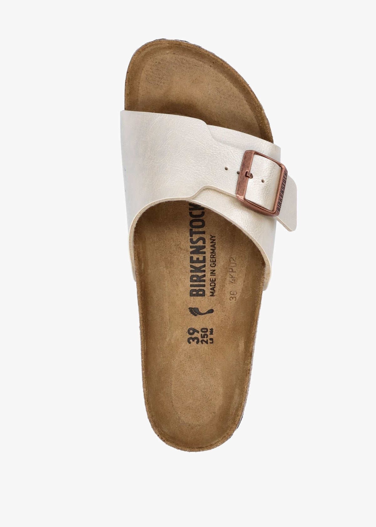 Catalina Birko-Flor Graceful Pearl White Mules