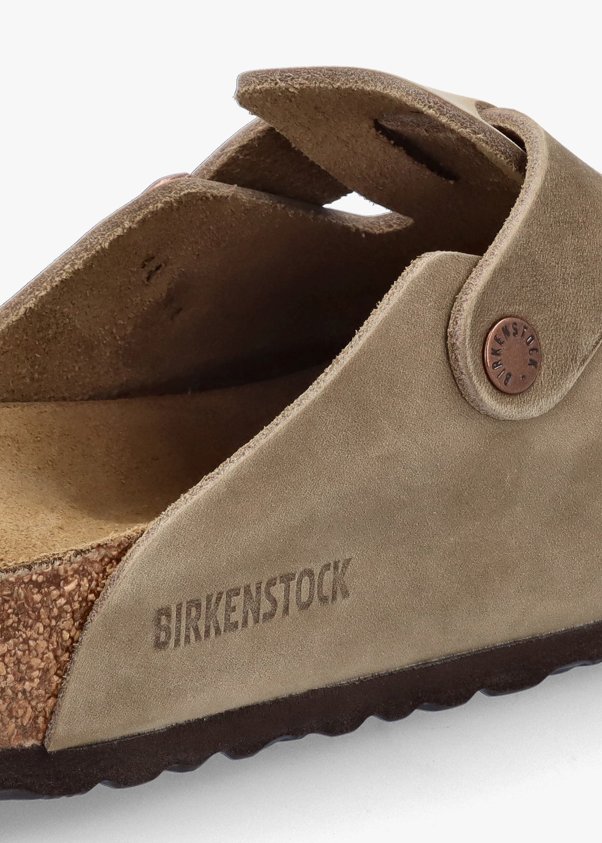 Men's Boston Tabacco Brown Waxy Leather Clogs