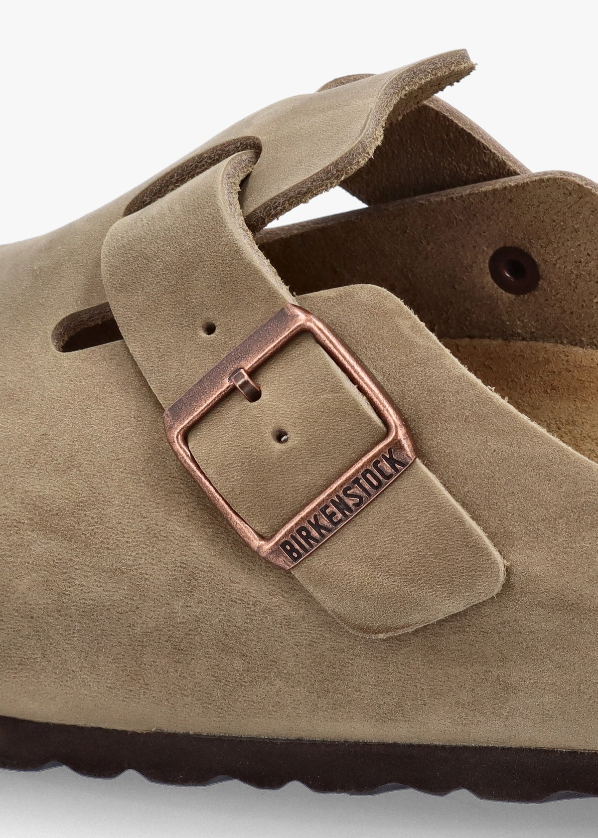 Men's Boston Tabacco Brown Waxy Leather Clogs