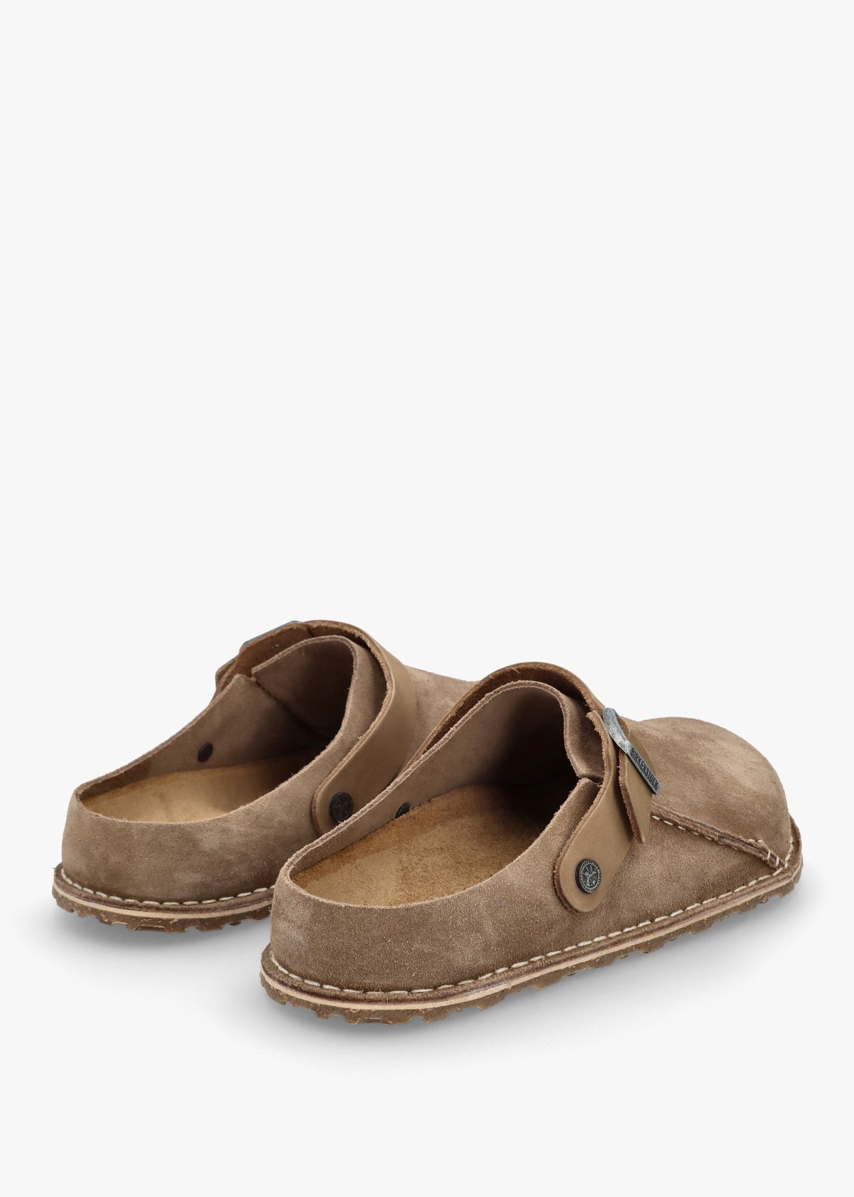 Men’s Lutry Premium Suede Leather Gray Taupe Clogs
