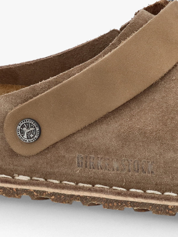 Men’s Lutry Premium Suede Leather Gray Taupe Clogs