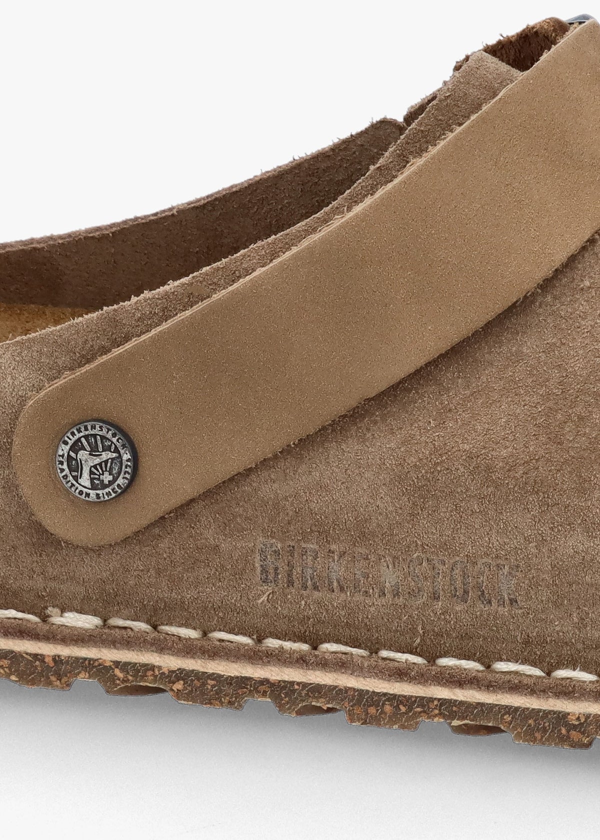 Men’s Lutry Premium Suede Leather Gray Taupe Clogs