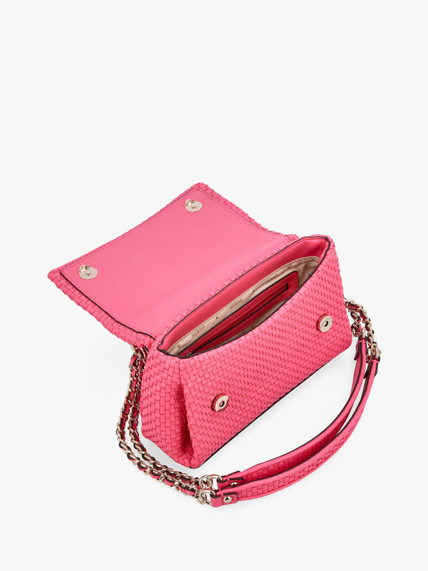 Etel Woven Watermelon Cross-Body Bag