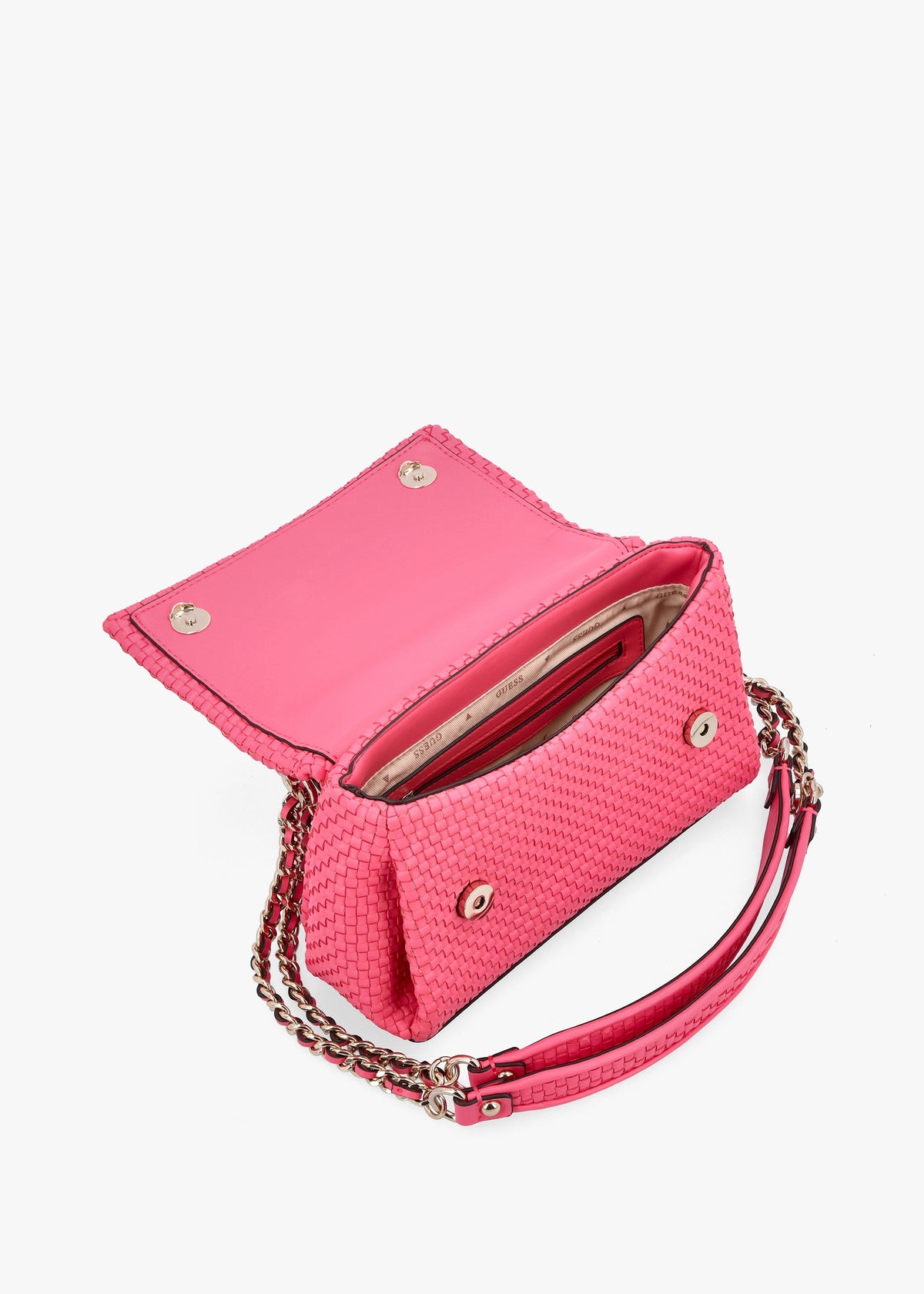 Etel Woven Watermelon Cross-Body Bag