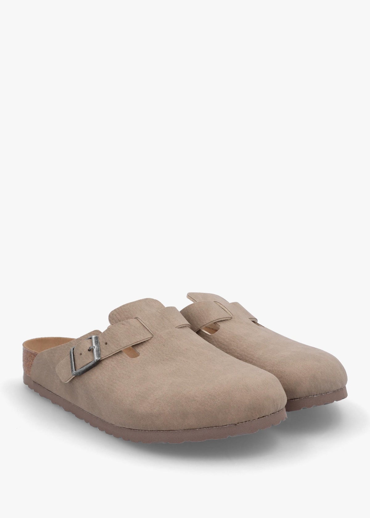 Men's Vegan Boston Desert Dust Grey Taupe Clogs