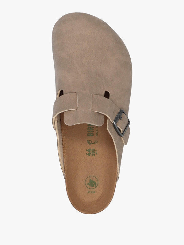Men's Vegan Boston Desert Dust Grey Taupe Clogs