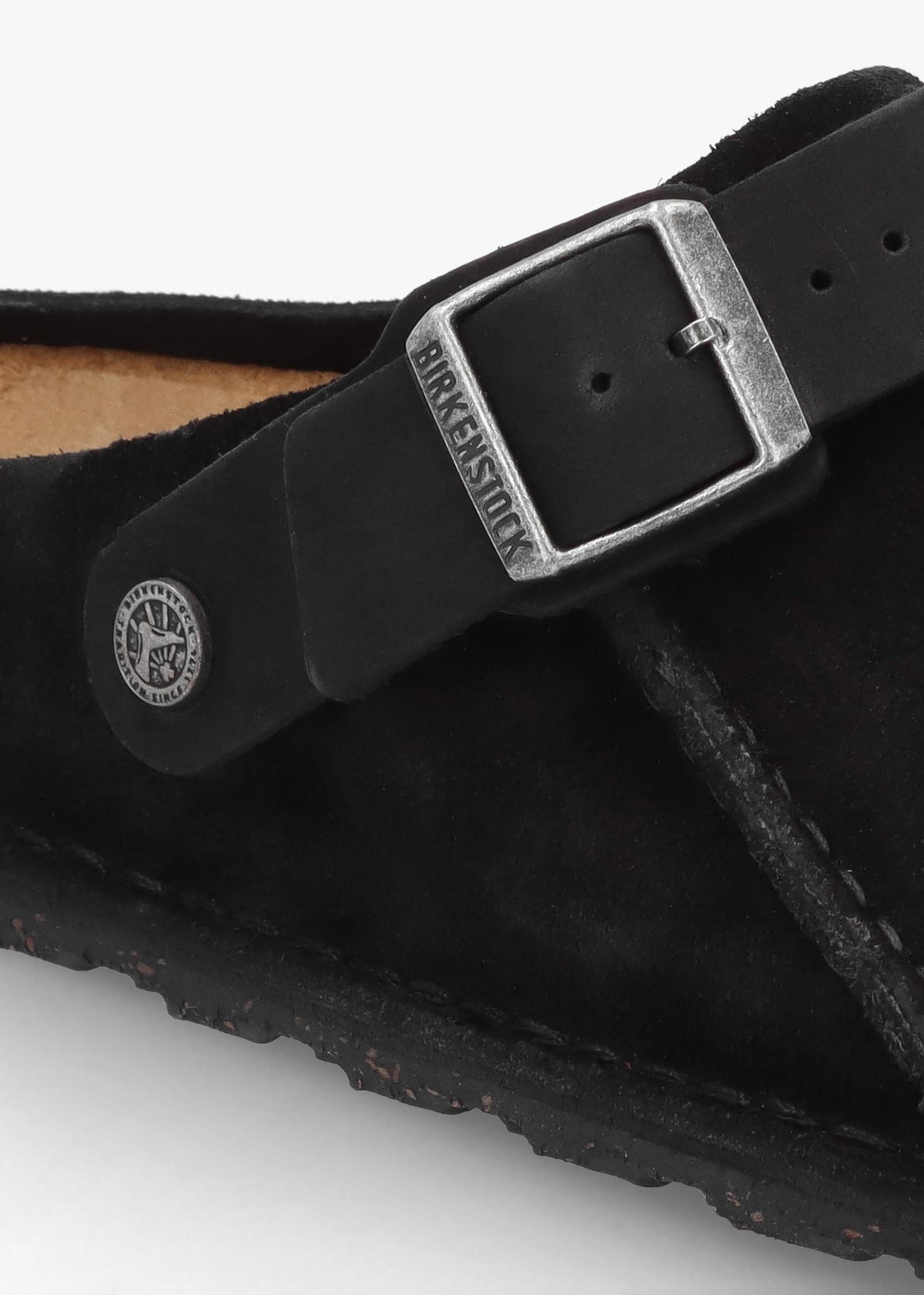 Men’s Lutry Premium Suede Leather Black Clogs