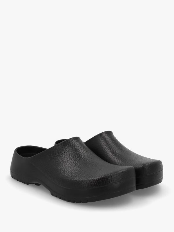 Men’s Super-Birki Polyurethane Black Clogs