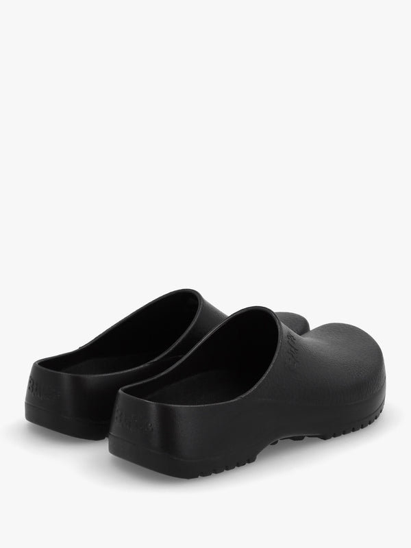 Men’s Super-Birki Polyurethane Black Clogs
