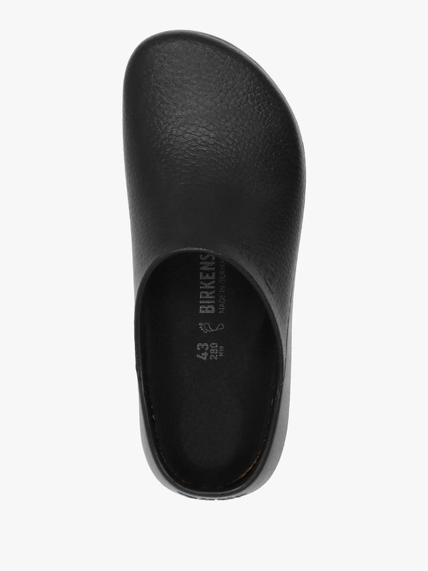 Men’s Super-Birki Polyurethane Black Clogs