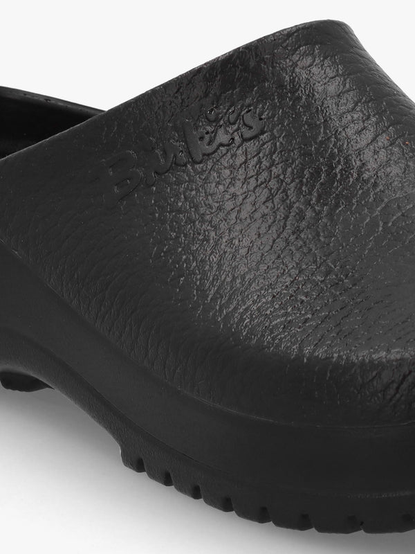Men’s Super-Birki Polyurethane Black Clogs