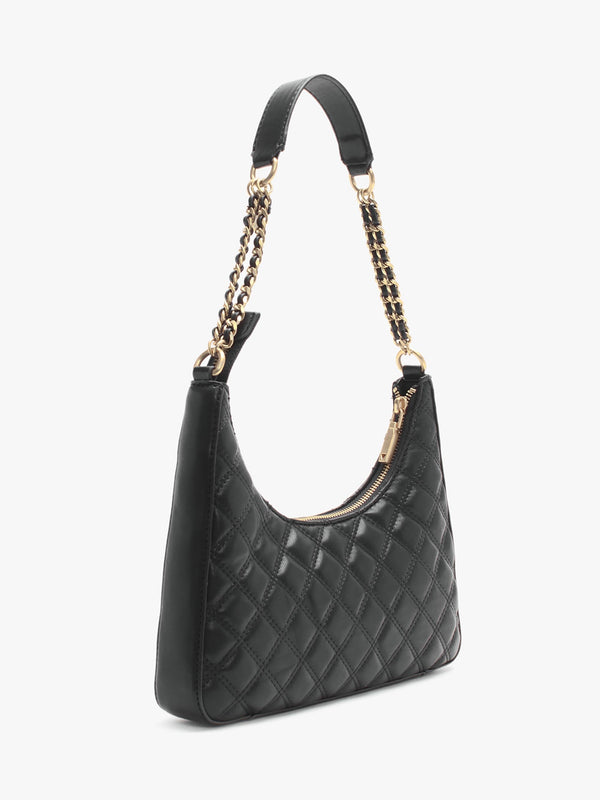 Giully Black Quilted Shoulder Bag