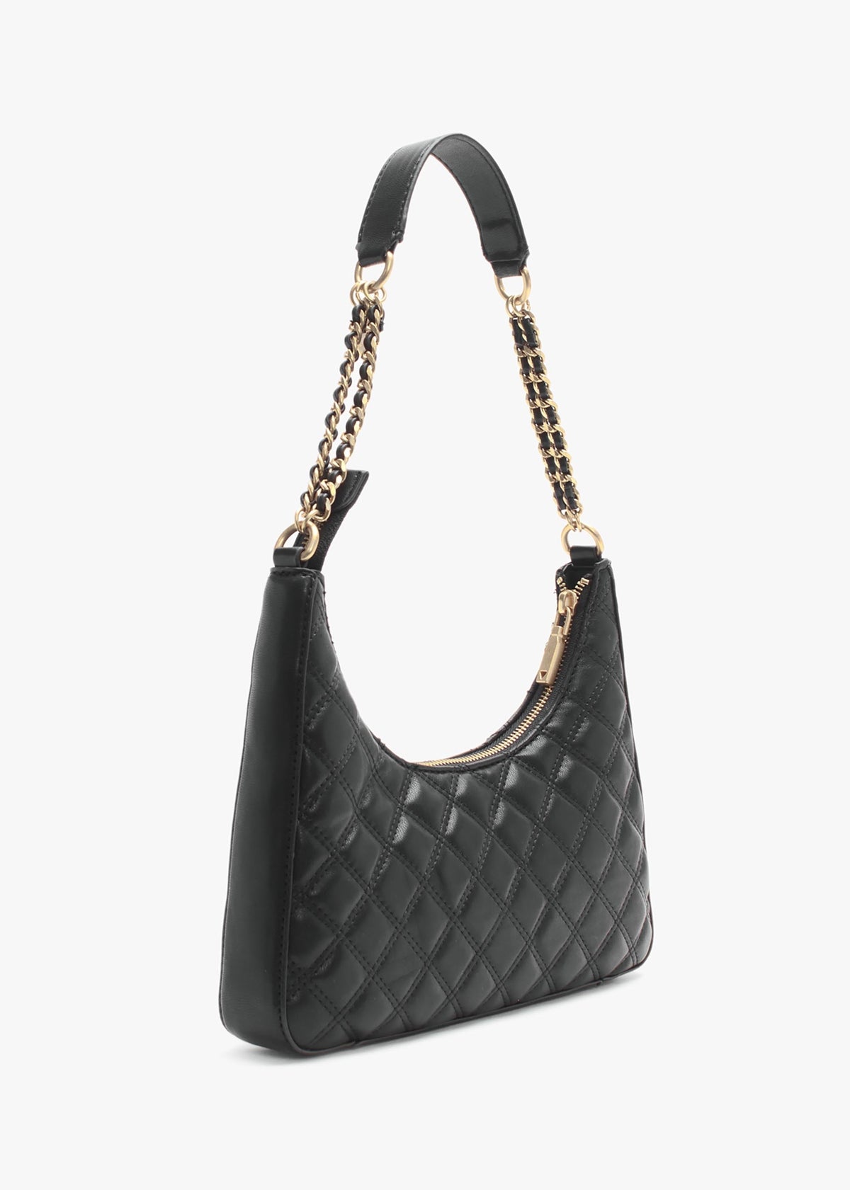 Giully Black Quilted Shoulder Bag