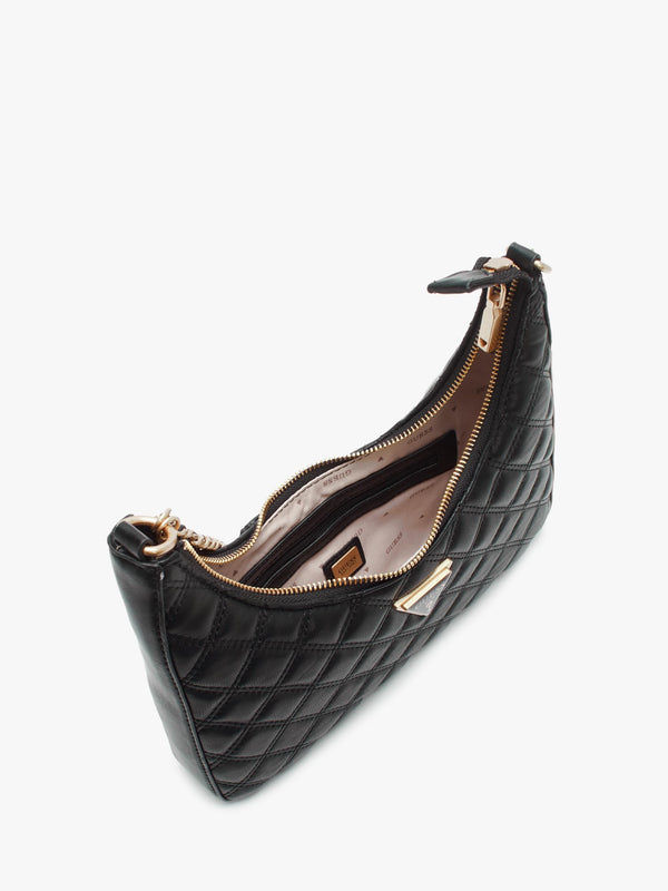 Giully Black Quilted Shoulder Bag